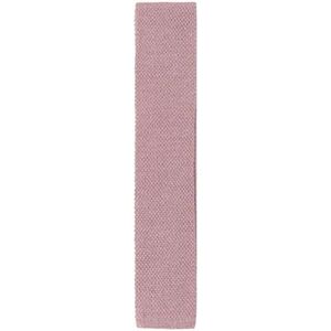 Hackett London Gebreide X2 gestreepte stropdassen voor heren, roze (roze), eenheidsmaat, Roze (Roze), Eén Maat