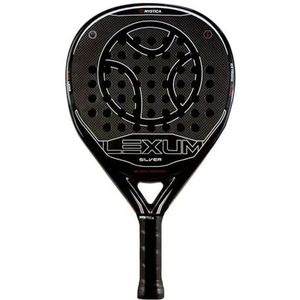 Mystica Lexum racket Silver Black Edition 2021, padelracket voor gevorderde spelers