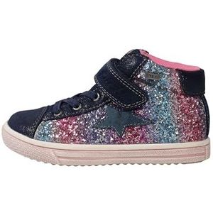 Lurchi 84L1063005 Sneaker, Navy-Rainbow Glitter, 30 EU, Navy Rainbow Glitter, 30 EU