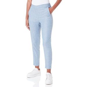 Taifun Dames Slim Broek, Light Blue Denim, 44, blauw (light blue denim), 44