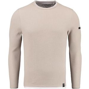 Key Largo Stefano rond sweatshirt voor heren, zand (1005), 3XL
