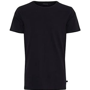 CASUAL FRIDAY Heren David Crew Neck T-shirt, zwart (50003), S