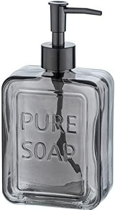 Wenko - Pure Soap - Zeepdispenser - Grijs - Navulbaar - Inhoud 550 ml