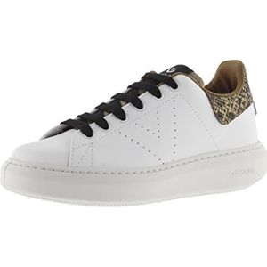 victoria Women 1263104-WOMEN Low-Top VICTORIA LEATHER EFFECT LOW TENNIS MILAN & SNAKE PRINT BACK & STAMPED LOGO BRONCE 40