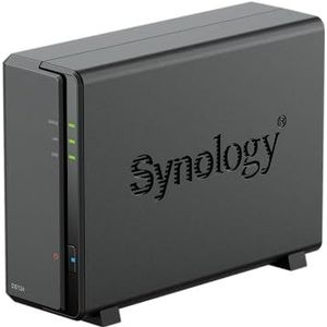 Synology DS124 1-Bay Diskstation NAS (Realtek RTD1619B 4-Core 1.7 GHz 1GB DDR4 RAM 1xRJ-45 1GbE LAN-poort) 4TB bundel met 1x HAT3300-4T