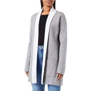 baradello Dames Cardigan 39711820-BA01, grijs wit melange, M/L, Grijs Wit Melange, M/L