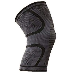 Kniebrace voor mannen en vrouwen, Patellaire peesondersteuningsriem Knie-pijnstillers, pees-, ligament- en meniscusblessures (XL,Black)