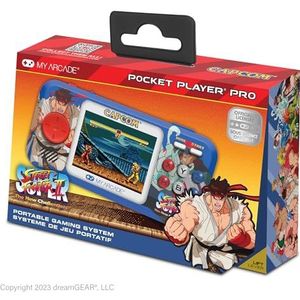 My Arcade - SUPER STREET FIGHTER II POCKET PLAYER PRO - Kindercomputer - Zwart - Hoogwaardige Afwerking