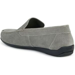 Geox Heren U ASCANIO B Moccasin, Grijs, 45 EU, grijs, 45 EU