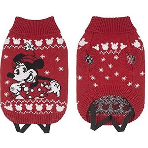 Cerdá Forfanpet hondenpullover, Minnie Mouse met kerstmotief, officieel Disney-gelicentieerd product