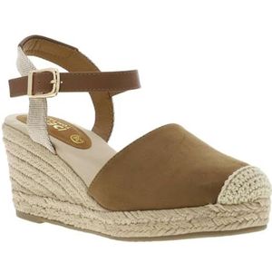 Tom Tailor Dames 7490730001 sleehaksandalen, dksand, 37 EU, Dksand, 37 EU