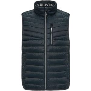 Bodywarmer - Effen - Licht Gevoerd - Staande Kraag - Ritssluiting