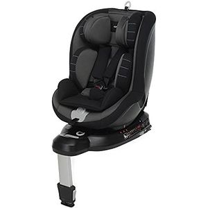 Foppapedretti Logik i-Size autostoel 360° draaibaar en kantelbaar, voor kinderen van 40 tot 105 cm 0-18 kg, zwart