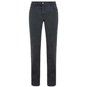 Million X - Dames Jeans - Victoria Powerstretch, antraciet, 36W x 30L