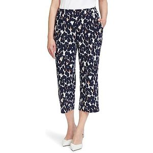 Betty Barclay Damesbroek met plooien, blauw, 34