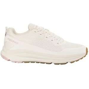 Viking Unisex kinderen Motion Low W Walking Shoe, Crème Light Pink, 39 EU
