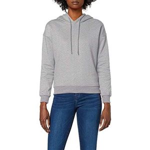 Urban Classics Damestrui met capuchon Ladies Hoody, Basic Sweater verkrijgbaar in vele kleuren, maten XS - 5XL, grijs, S