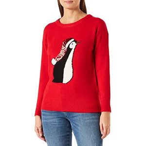 BRAVE SOUL Dames trui, Rood (Rood Rood), S