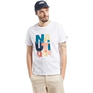 Armor Lux Zeefdruk T-shirt, nautisch/wit, S