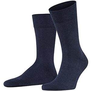 FALKE Heren Sokken Sensitive London M SO Katoen Met comfort tailleband 1 Paar, Blauw (Navy Melange 6127) nieuw - milieuvriendelijk, 47-50