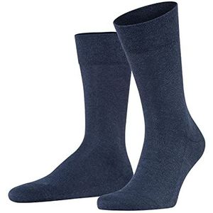 FALKE Heren Sokken Sensitive London M SO Katoen Met comfort tailleband 1 Paar, Blauw (Navy Melange 6127) nieuw - milieuvriendelijk, 43-46