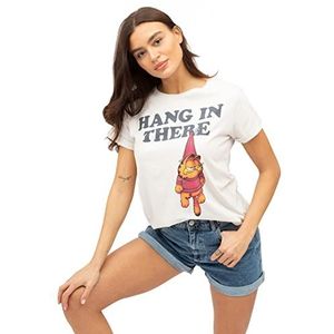 Garfield Dames Hanging Out T-shirt, vintage wit, XL