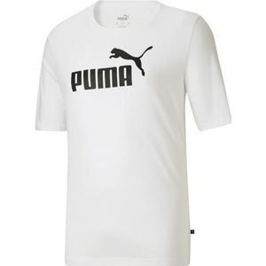 PUMA Men's Big & Tall Essentials Logo TEE, White, 3XLT