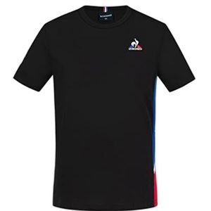 Le Coq Sportif Tri Tee SS Nr. 1 T-shirt voor kinderen, zwart, 8 jaar