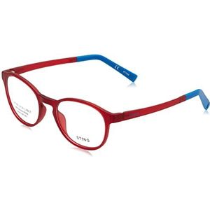 Sting Uniseks bril voor kinderen, Opaal Rood, 45