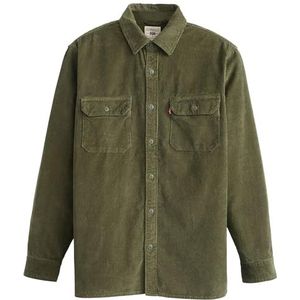 Levi's Jackson Worker overhemd voor heren, groen (olive night), S