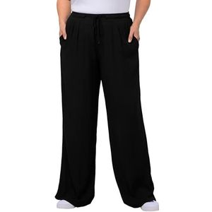 Ulla Popken grote maten dames brede viscose broek
