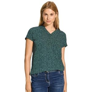 CECIL Blouse met print, fir green, S