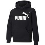 PUMA Jungen ESS Big Logo Hoodie FL B Pullover, zwart, 116
