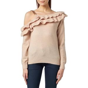 caspio Gebreide damestrui, beige, XL/XXL