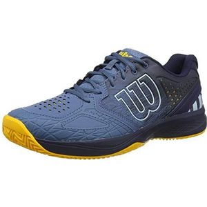 Wilson Kaos Comp 2.0 CC tennisschoenen voor heren, Blauw Blauw Goud, 44 2/3 EU