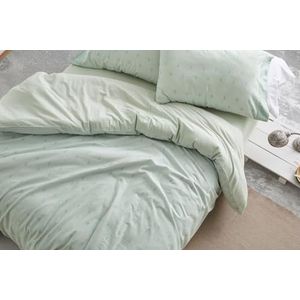 Burrito Blanco Flanellen dekbedovertrekken | Bed 90 cm (+ beschikbare maten) | Design 571 | Mint kleur (90 x 190/200 cm)