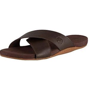 Timberland Seaton Bay Cross Strap Slide, Black Nubuck, 40 EU