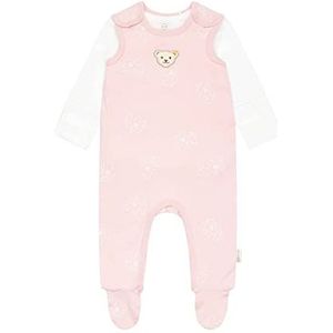 Steiff Uniseks basic baby-pyjama voor peuters, Zilverroze., 62 cm