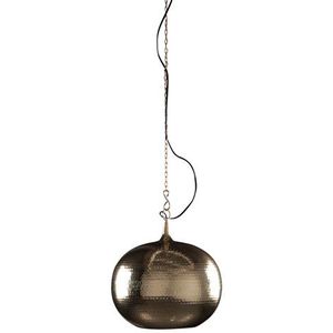 Zuiver PENDANT LAMP HAMERED ROUND BRASS, messing, E27
