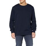 CliQue Heren Classic Sweatshirt met ronde hals - blauw - S