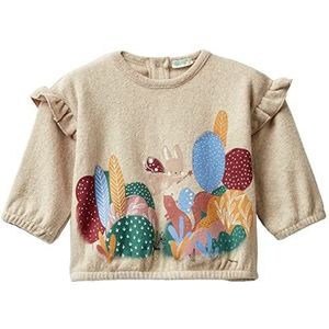 United Colors of Benetton Tricot G/C M/L 35MWA101T trui, lichtgrijs 636, 56 kinderen