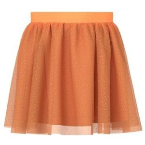 NAME IT Nmffetza Tulle rok voor meisjes, tule rok, oranje (papaya), 104 cm