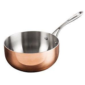 Vogue CM677 Tri Wall Koper uitlopende Sauté Pan, 200 mm