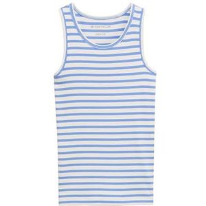 TOM TAILOR Kinderen meisjes top, 39322 - Soft Blue Ecru Stripe, 152