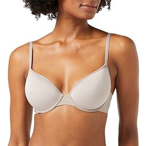 ESPRIT Dames Spacer BH Soft Stripes Sexy Padded Spacer, taupe (light taupe), 80A