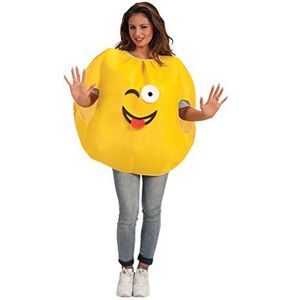 Carnival Toys 61300 - Smiley-kostuum, universele maat S-M