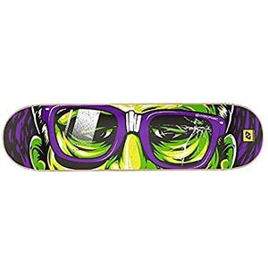 Hydroponic Glasses Skateboard, volwassenen, uniseks, paars, 21,4 cm (8,5 inch)