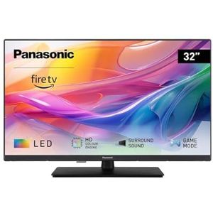 Panasonic TV-32S50AEZ, S50-serie 32 inch HD LED Smart TV, 2024, Fire TV, HD Colour Engine, HDR, Alexa spraakbediening, speelmodus, mediaspeler, voor een buitengewone visuele ervaring