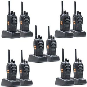 PNI - R40 Pro - Portofoon - Set van 10 - 0,5 W - Inclusief Batterijen en Laders