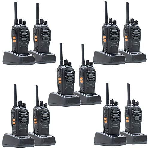 PNI - R40 Pro - Portofoon - Set van 10 - 0,5 W - Inclusief Batterijen en Laders